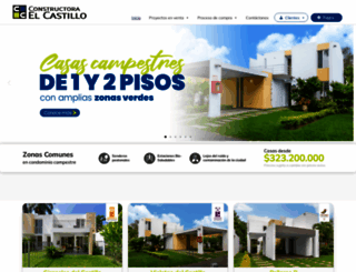constructoraelcastillo.com screenshot
