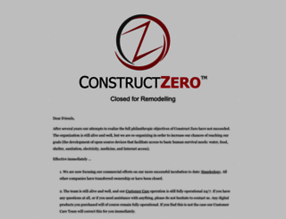 constructzero.com screenshot
