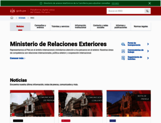 consuladoperu.com screenshot