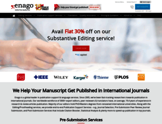 consult.enago.com screenshot