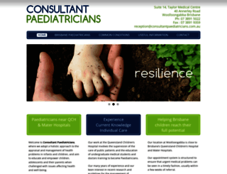 consultantpaediatricians.com.au screenshot