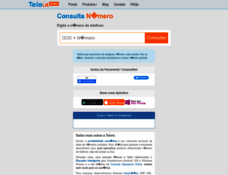 consultanumero.com.br screenshot