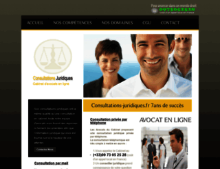 consultations-juridiques.fr screenshot