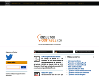 consultorcontable.com screenshot