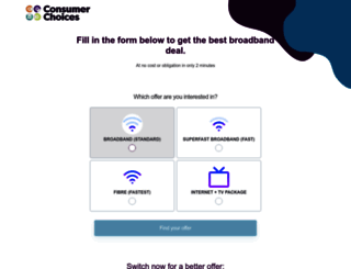 consumer-choices.broadband-deals.io screenshot