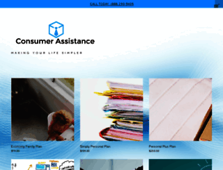 consumerassistancellc.com screenshot