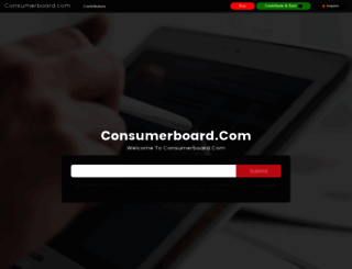 consumerboard.com screenshot