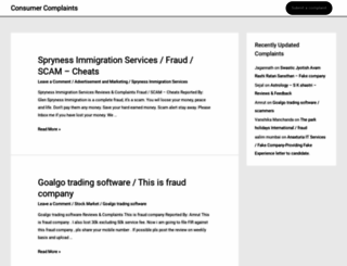 consumercomplaints.co screenshot