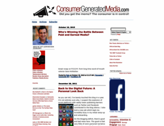 consumergeneratedmedia.com screenshot