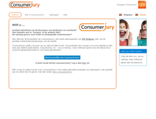 consumerjury.be screenshot