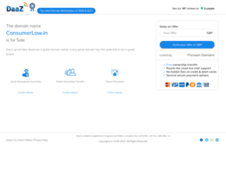 consumerlaw.in screenshot