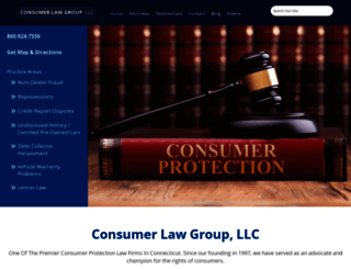 consumerlawgroup.com screenshot