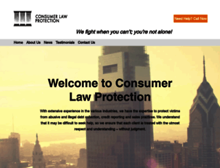 consumerlawprotection.com screenshot