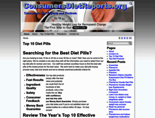 consumersdietreports.org screenshot