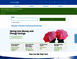 consumersenergy.com screenshot