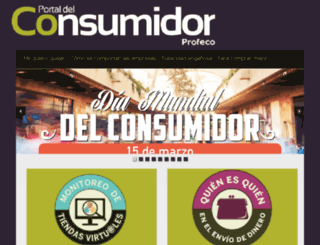 consumidor.gob.mx screenshot