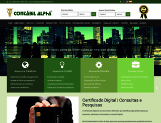contabilalpha.com.br screenshot