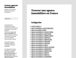 contact-agence-immobiliere.com screenshot