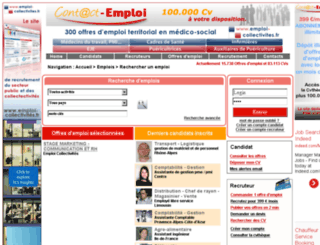 contact-emploi.com screenshot