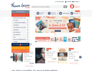 contact-france-loisirs.com screenshot