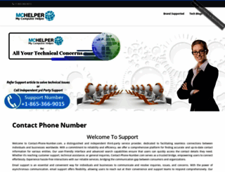 contact-phone-number.com screenshot