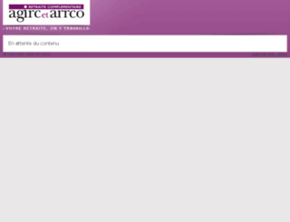 contact.agirc-arrco.fr screenshot