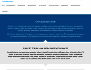 contactassistance.com screenshot