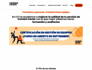 contactcenterinstitute.es screenshot