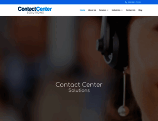 contactcentersolutions.com screenshot