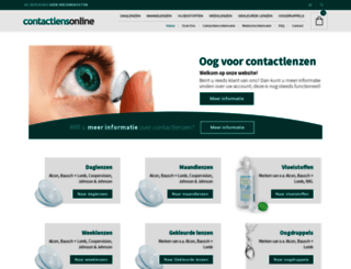 contactlensonline.nl screenshot