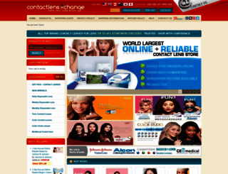 contactlensxchange.com screenshot