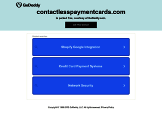 contactlesspaymentcards.com screenshot