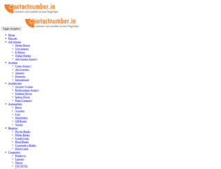 contactnumber.in screenshot