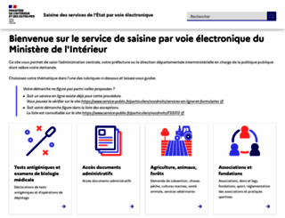 contacts-demarches.interieur.gouv.fr screenshot