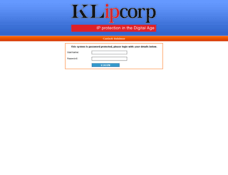 contacts.klipcorp.com screenshot