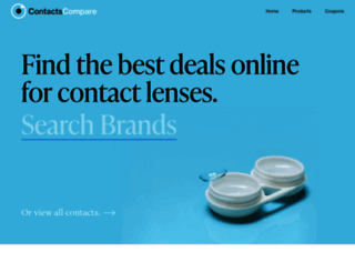 contactscompare.com screenshot