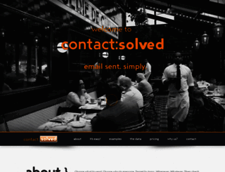 contactsolved.com screenshot