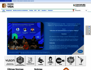 contaduria.gov.co screenshot