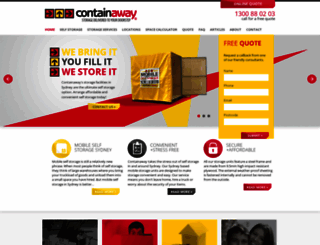 containaway.com.au screenshot