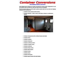 container-conversions.co.za screenshot