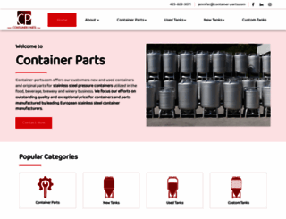 container-parts.com screenshot