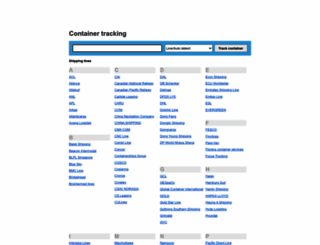 container-tracking.org screenshot
