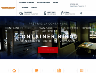 containere-birou.ro screenshot