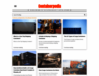 containerpedia.com screenshot