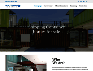 containersinmotion.com screenshot