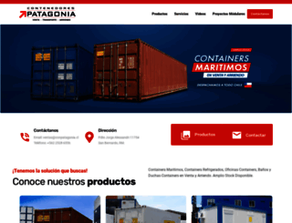 containerspatagonia.cl screenshot