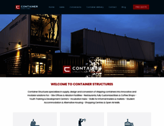 containerstructures.co.za screenshot