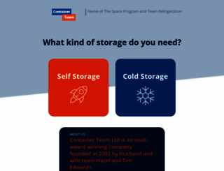 containerteam.co.uk screenshot