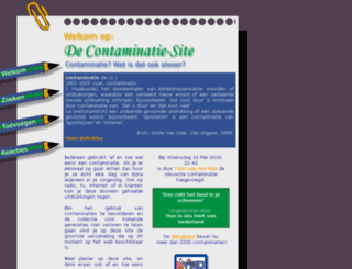 contaminatie.nl screenshot