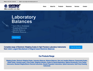 contechweighingscales.com screenshot